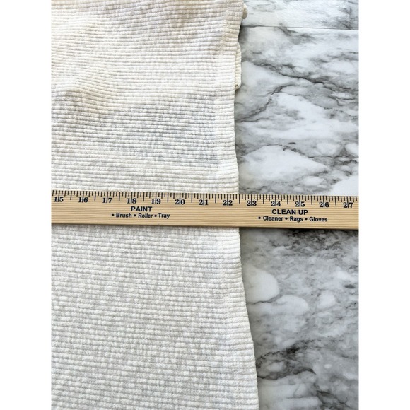 Free People Beach World Traveler Split Back‎ Hem Women's Size Sm Ivory USA Made - Picture 8 of 8